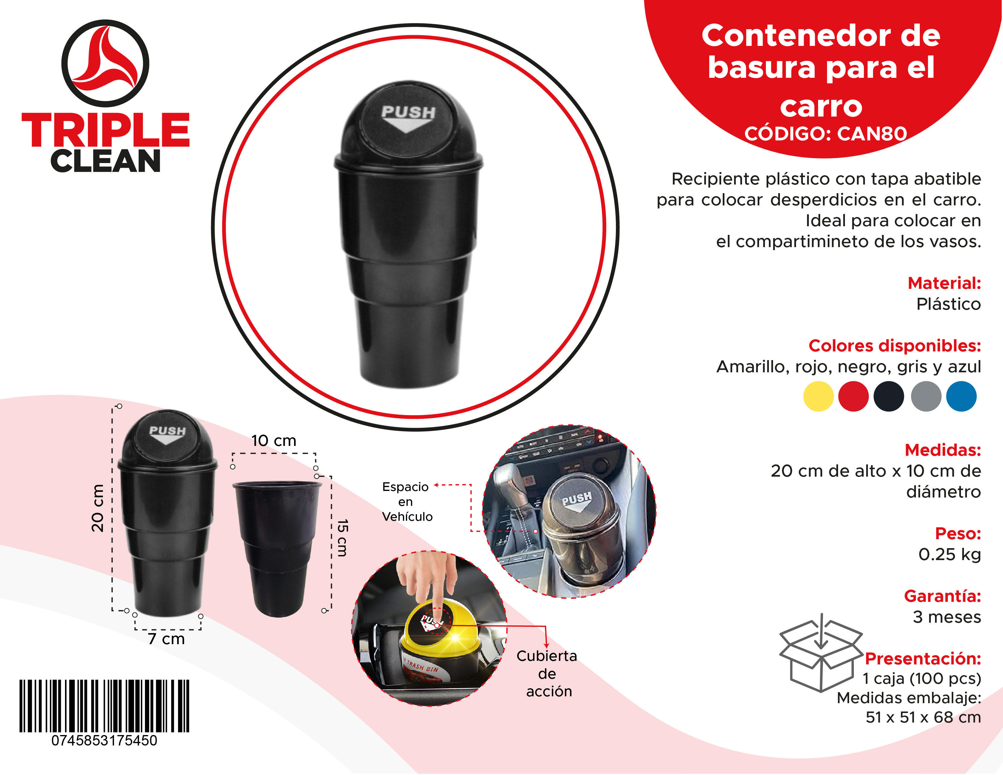 Miniatura 8 de Mini caneca para carro